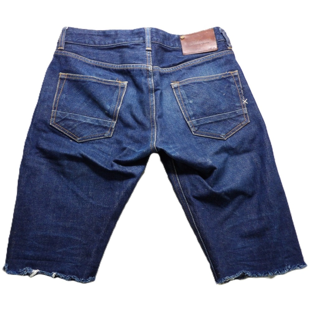 Scotch & Soda Amsterdams Blauw Denim Shorts Men 30 Blue Cotton Japan Jean Jort